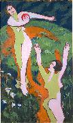 Ernst Ludwig Kirchner Women playing with a ball china oil painting artist
